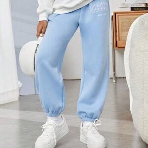 SHEIN Light Blue Jogger Pants Kids 11-12